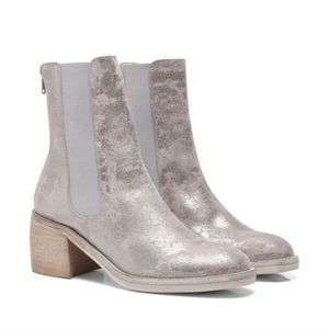 Free People Essential Chelsea Boots Block Heel Gunmetal EUR 37.5 US 7.5
